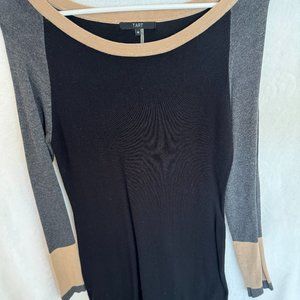 TART Colorblock Sweater Dress, M
